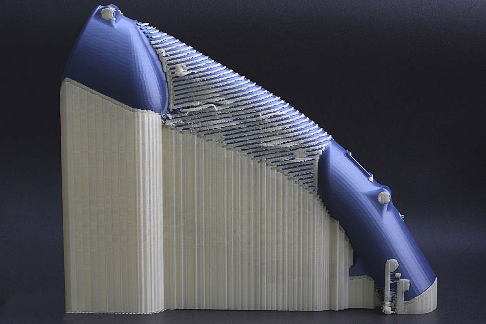  Рис.22. Модель парового пистолета, напечатанная на 3D принтере