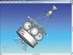  Сборочная модель спутника включает более 400 деталей

